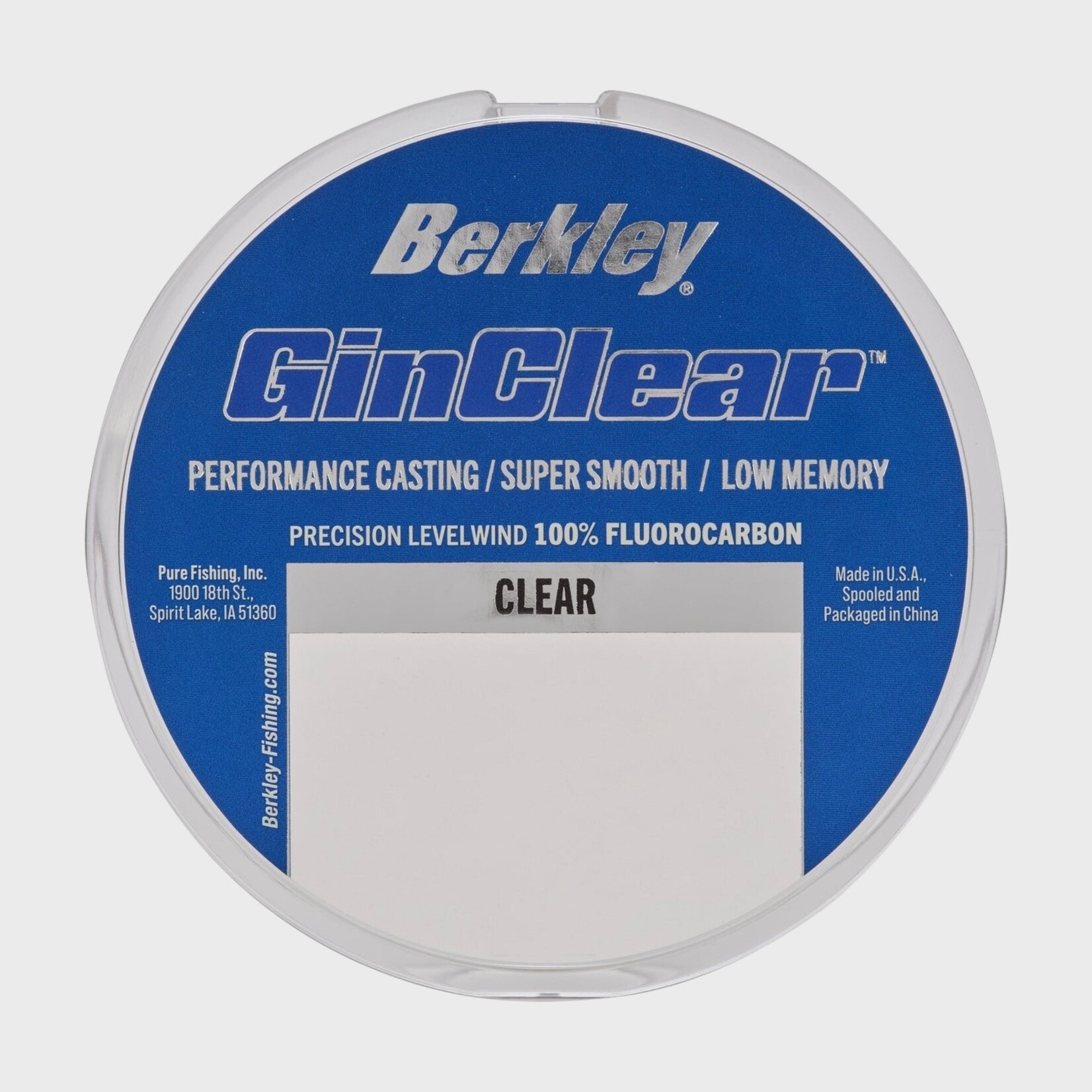 Berkley Berkley GinClear Fluorocarbon Line 200yd