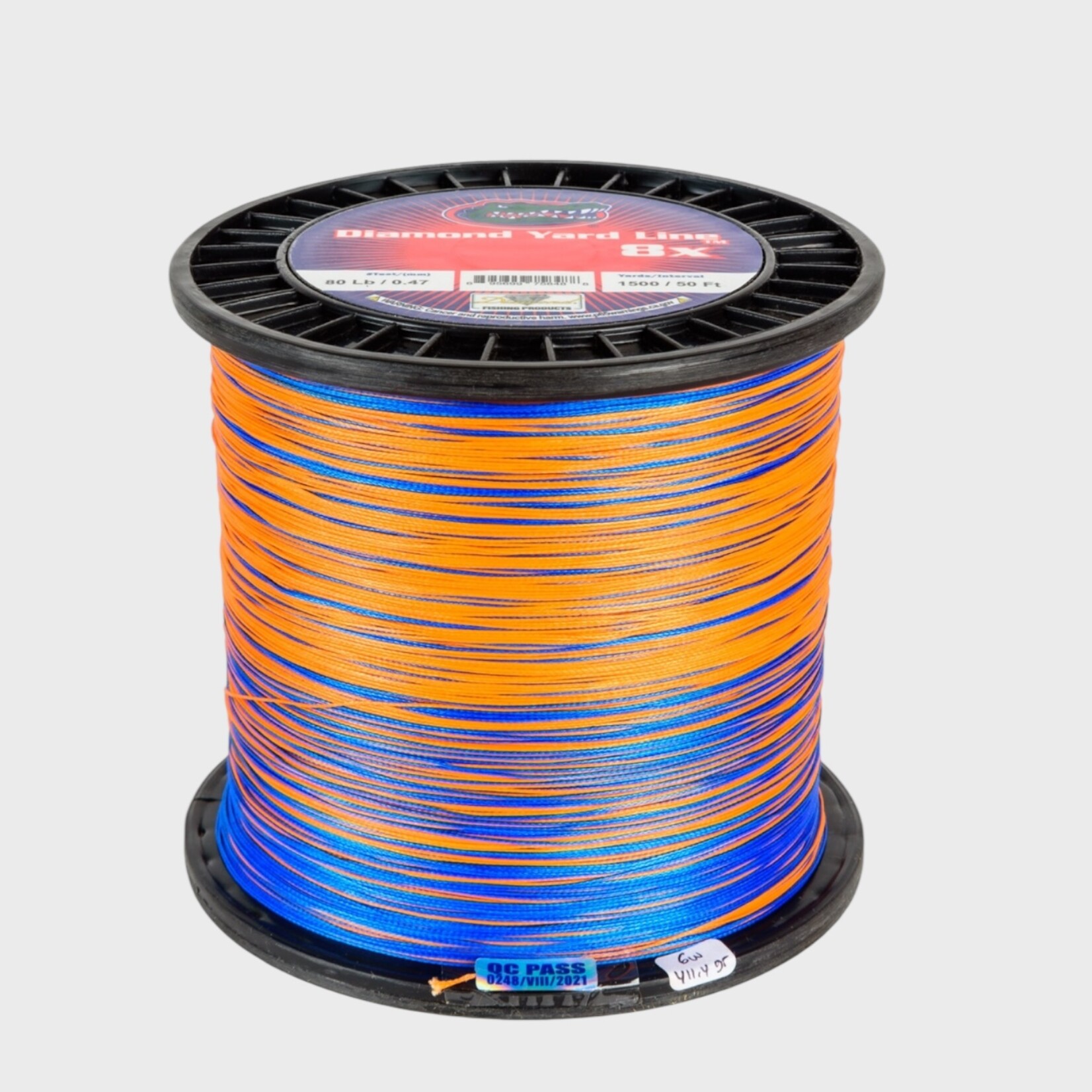 Diamond Diamond Yard Line Collegiate 8X Braid 1500yds