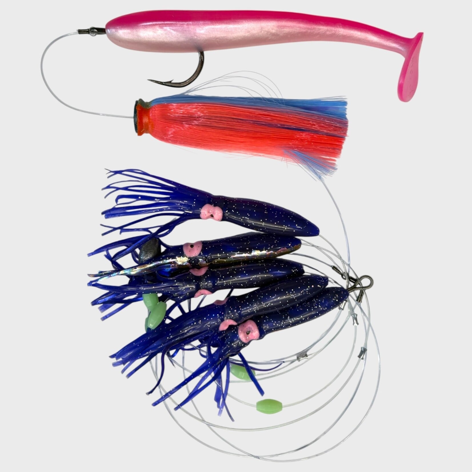 Magic Tail Magic Tail Weighted Glow Shad Chains