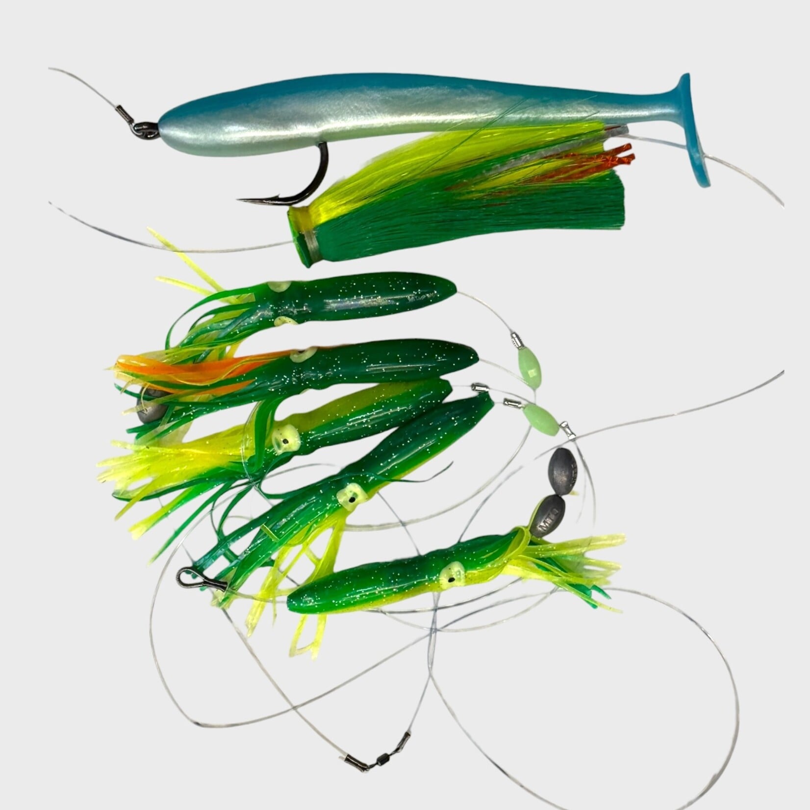 Magic Tail Magic Tail Weighted Glow Shad Chains