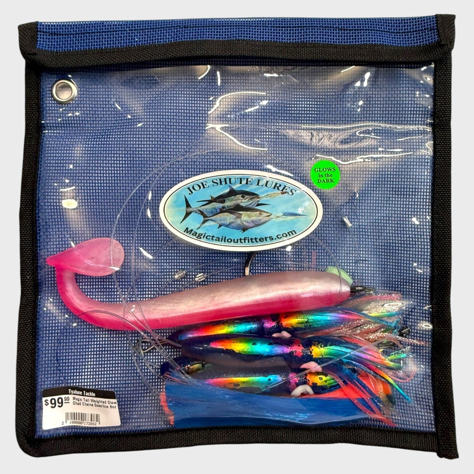 Magic Tail Magic Tail Weighted Glow Shad Chains