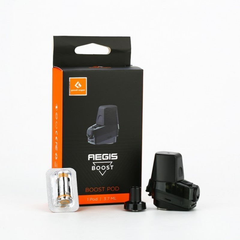 GEEKVAPE GEEKVAPE AEGIS BOOST REPLACEMENT POD WITH 2 COILS [CRC]