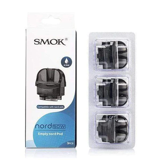 SMOK SMOK NORD 50W EMPTY REPLACEMENT POD (3 PACK) [CRC]