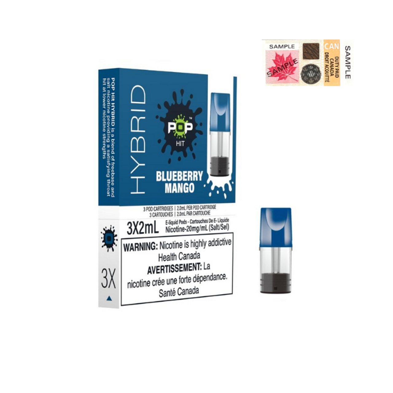POP POP Hybrid Pods 20mg (3-Pack)