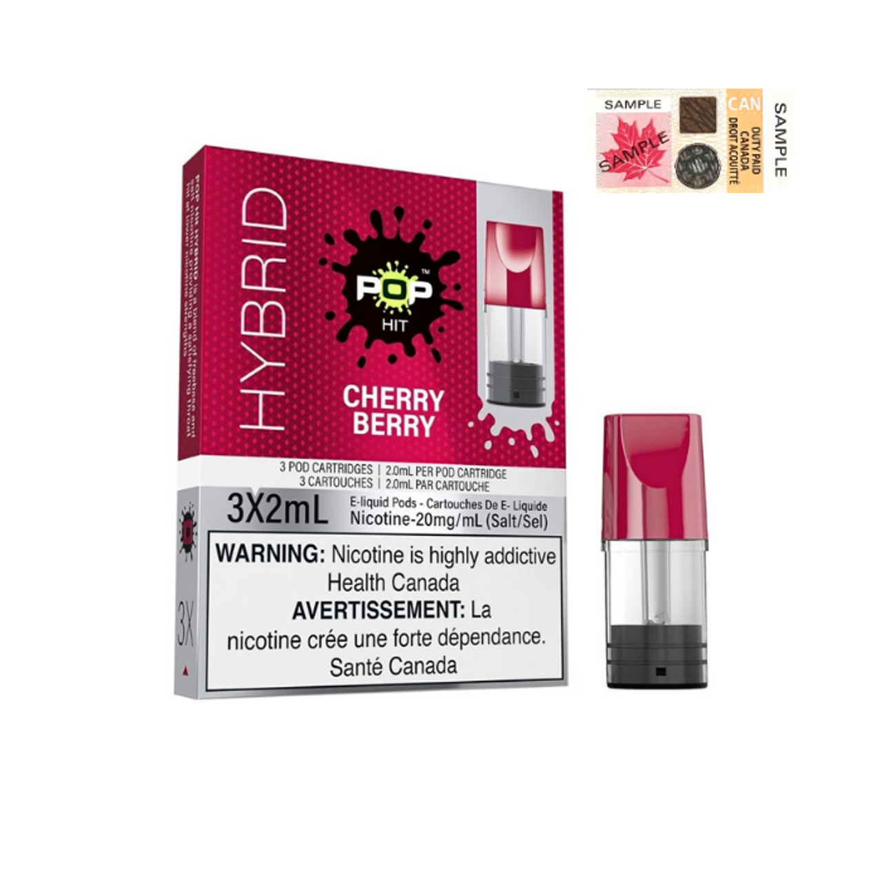 POP POP Hybrid Pods 20mg (3-Pack)
