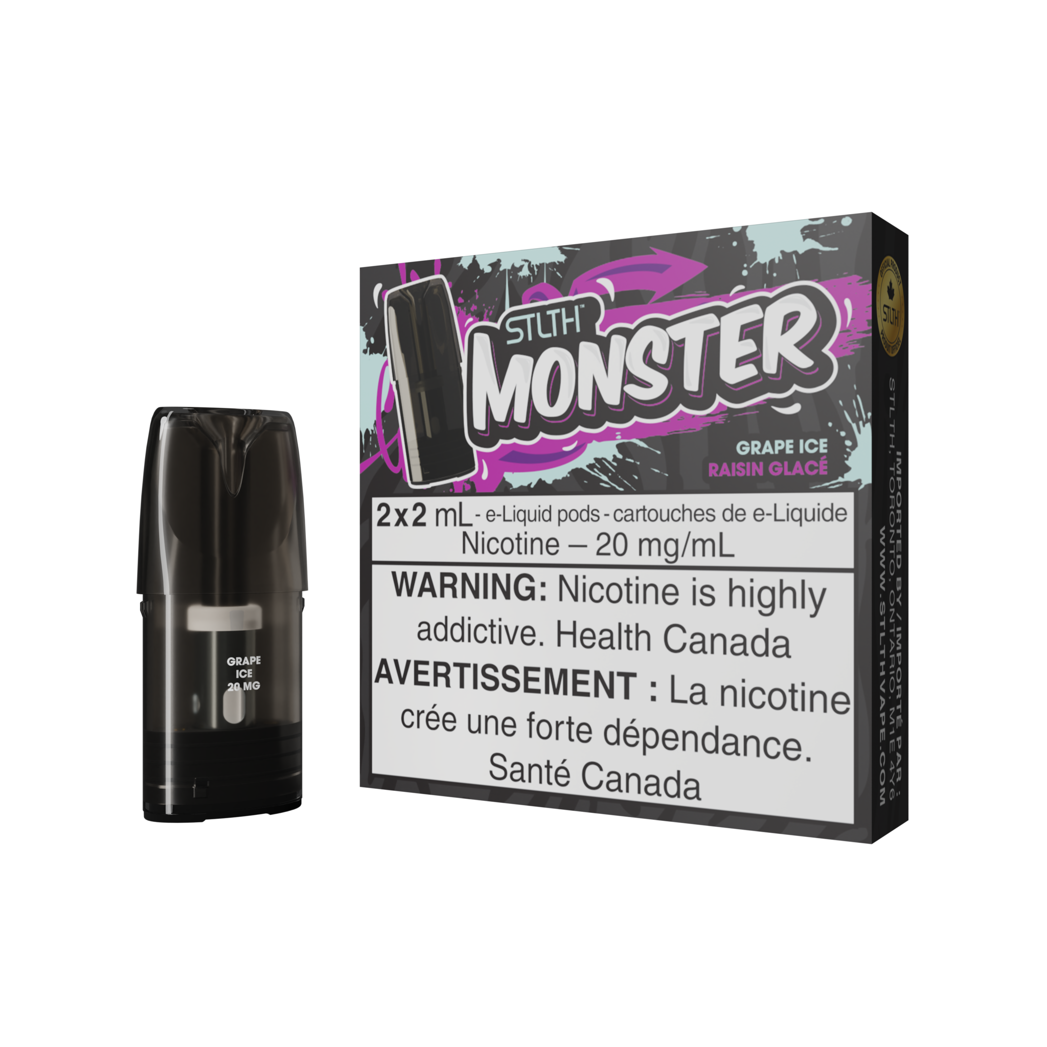 STLTH STLTH Monster Pods 20mg (2-Pack)