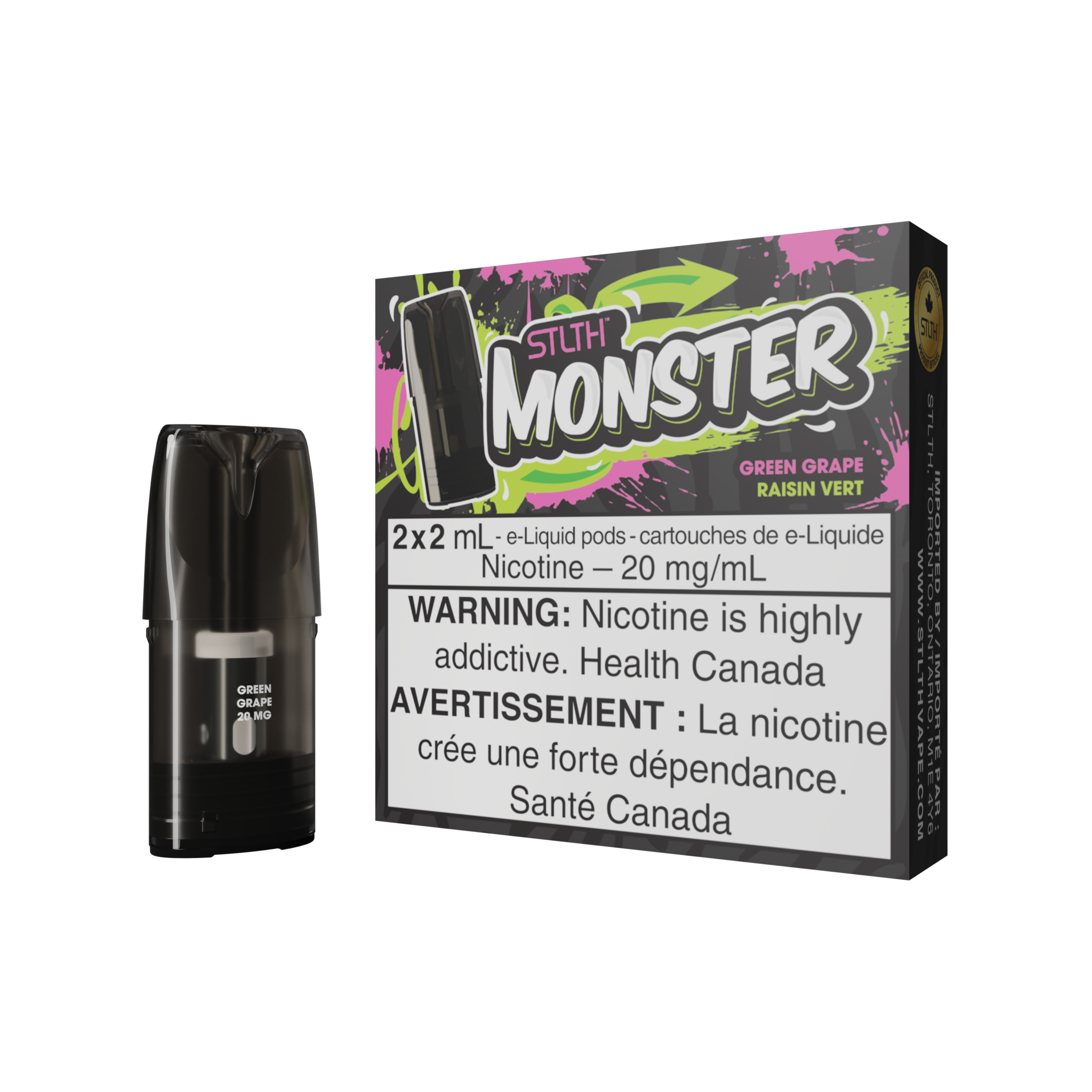 STLTH STLTH Monster Pods 20mg (2-Pack)