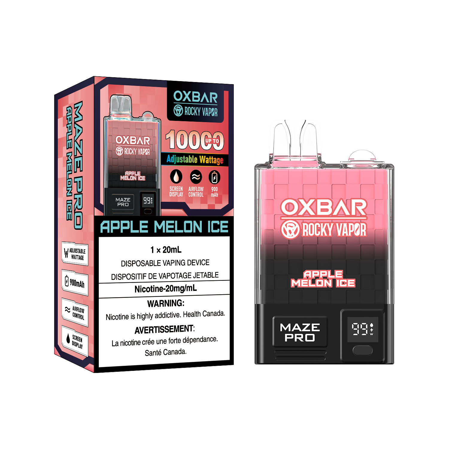 ROCKY VAPOR OXBAR MAZE PRO 10K (Excise Tax Included) Dynamite Vape