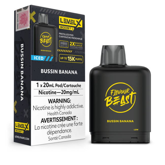 LEVEL X BOOST BY FLAVOUR BEAST 20ML (Excise Tax Included)