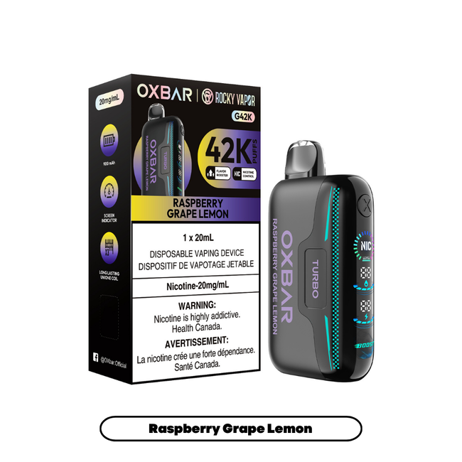 OXBAR Rocky Vapor G42K Disposable Vape