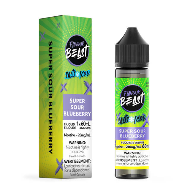 FLAVOUR BEAST SUPER SOUR SALT 60ML (Excise AB Tax Included)