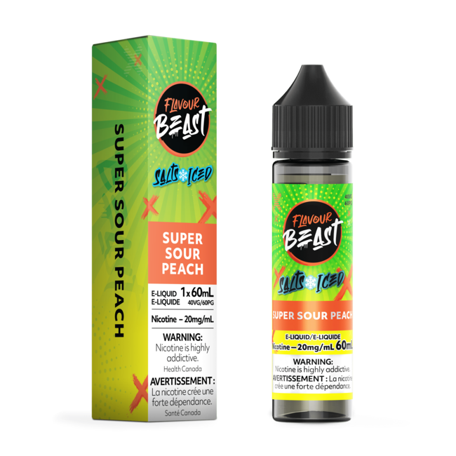 FLAVOUR BEAST SUPER SOUR SALT 60ML (Excise AB Tax Included)