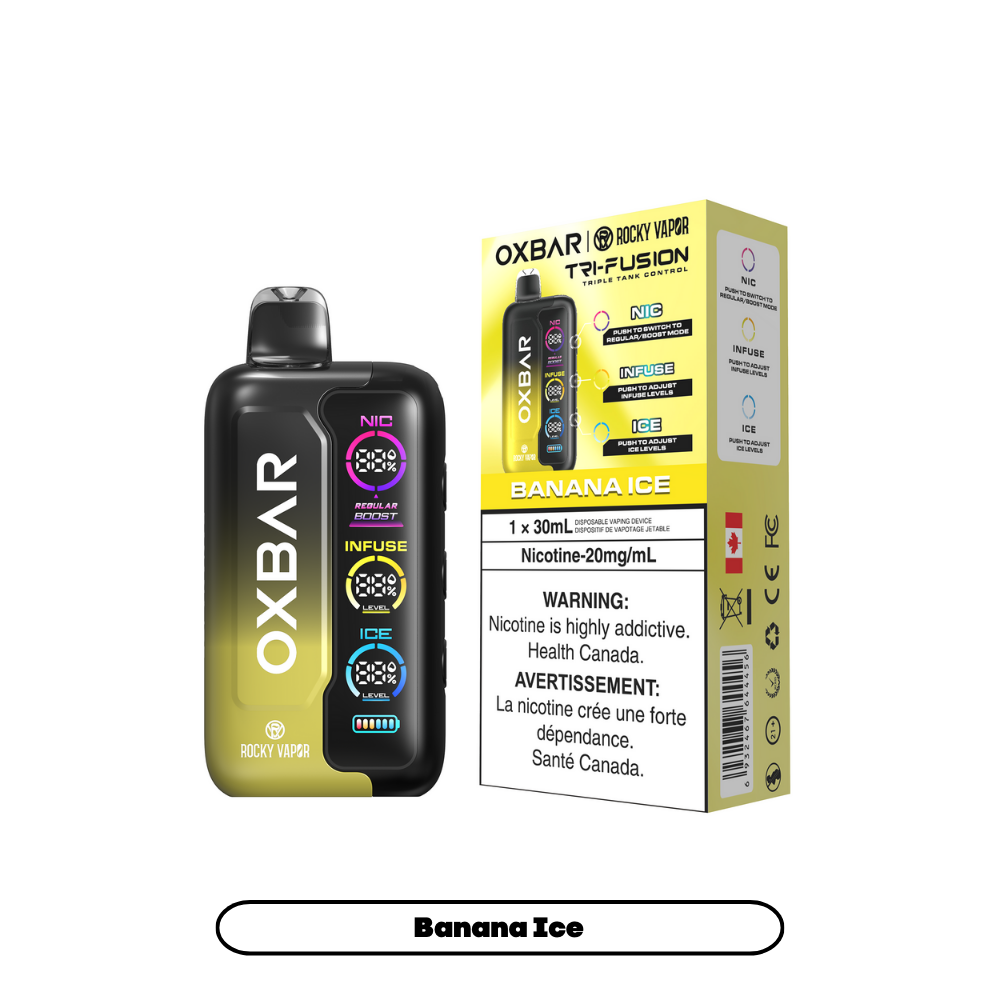 ROCKY VAPOR OXBAR Rocky Vapor Tri-Fusion 30ML Disposable