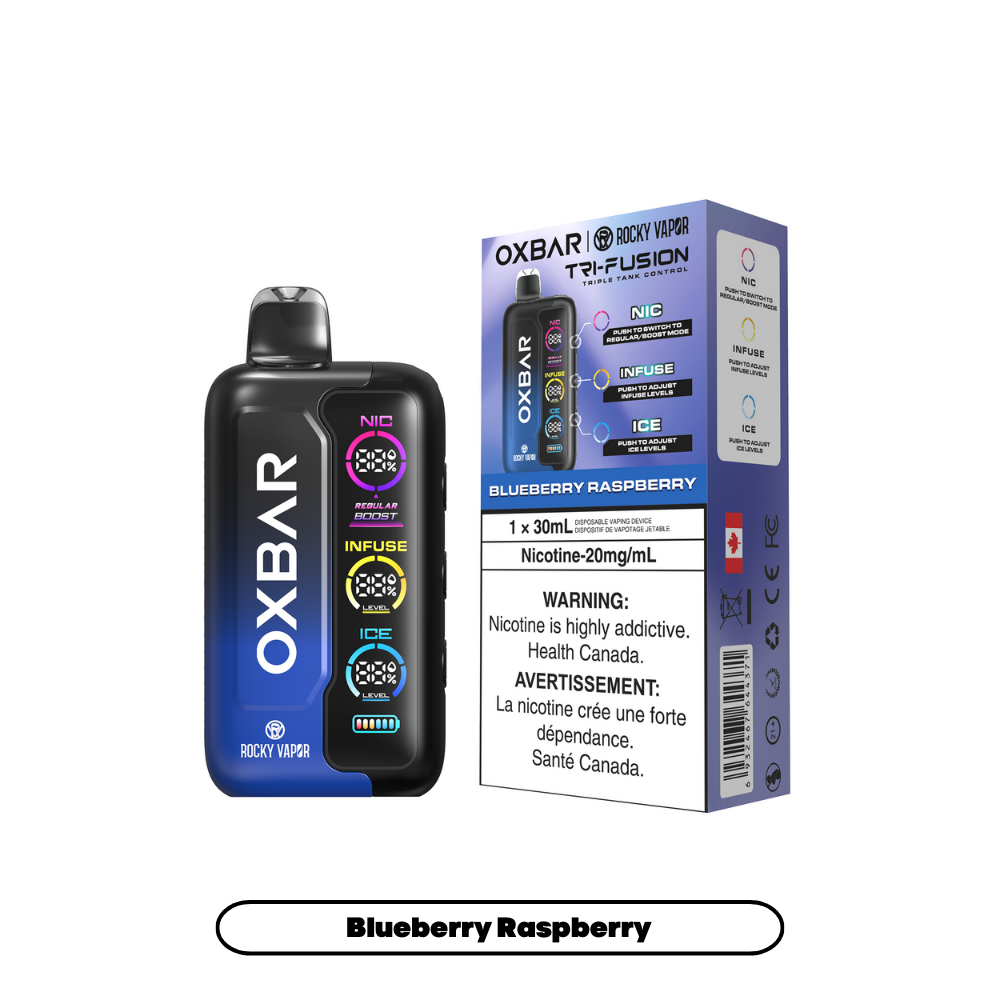 ROCKY VAPOR OXBAR Rocky Vapor Tri-Fusion 30ML Disposable