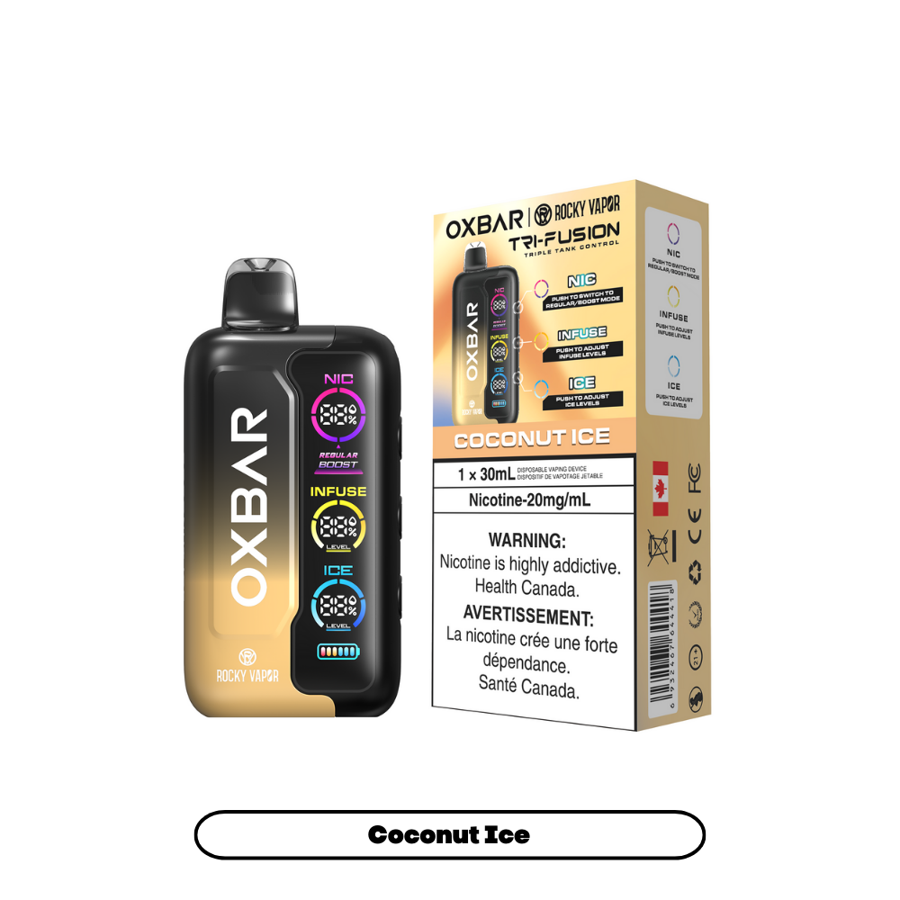 ROCKY VAPOR OXBAR Rocky Vapor Tri-Fusion 30ML Disposable