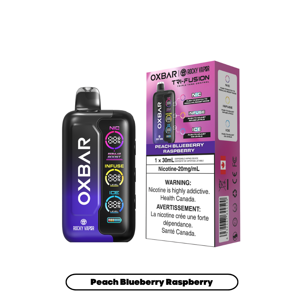 ROCKY VAPOR OXBAR Rocky Vapor Tri-Fusion 30ML Disposable