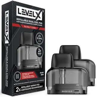 level x Level X Refillable Dual Coil Pods 5.5mL (2-Pack)