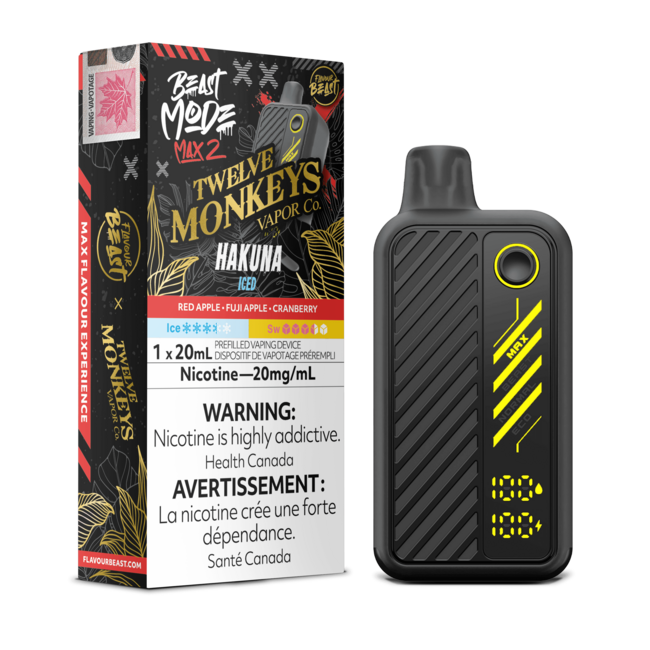 FLAVOUR BEAST X TWELVE MONKEYS BEAST MODE MAX 2 50K (Excise AB Tax Included)