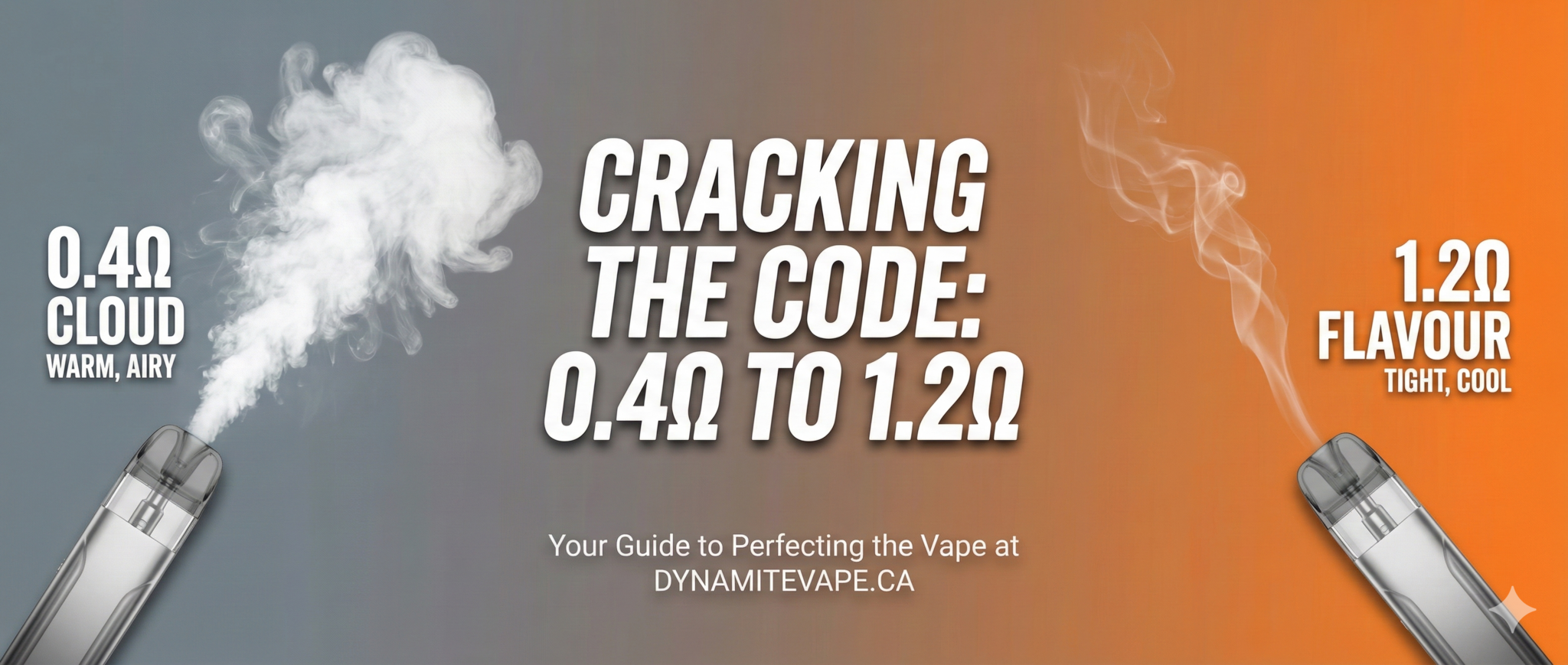 Decoding Your Vape Pod Resistance (From 0.4Ω to 1.2Ω)