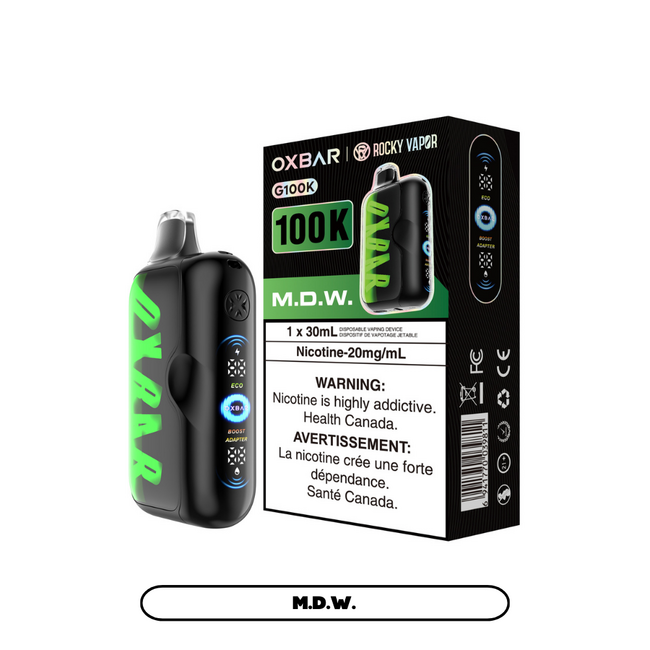 ROCKY VAPOR OXBAR G100K (Excise AB Tax Included)