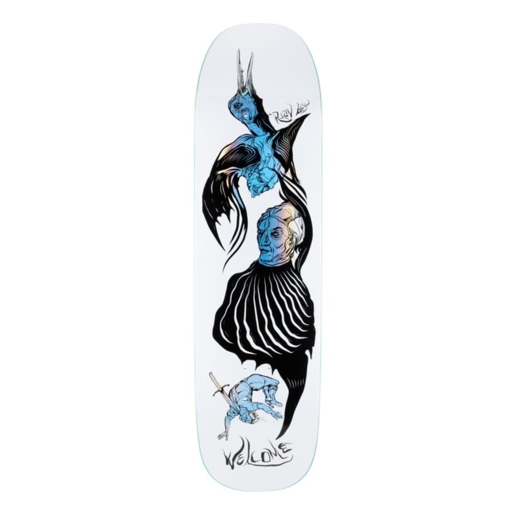 Welcome Welcome Ryan Lay Isobel on Stonecipher White Prism Foil Deck (8.5")