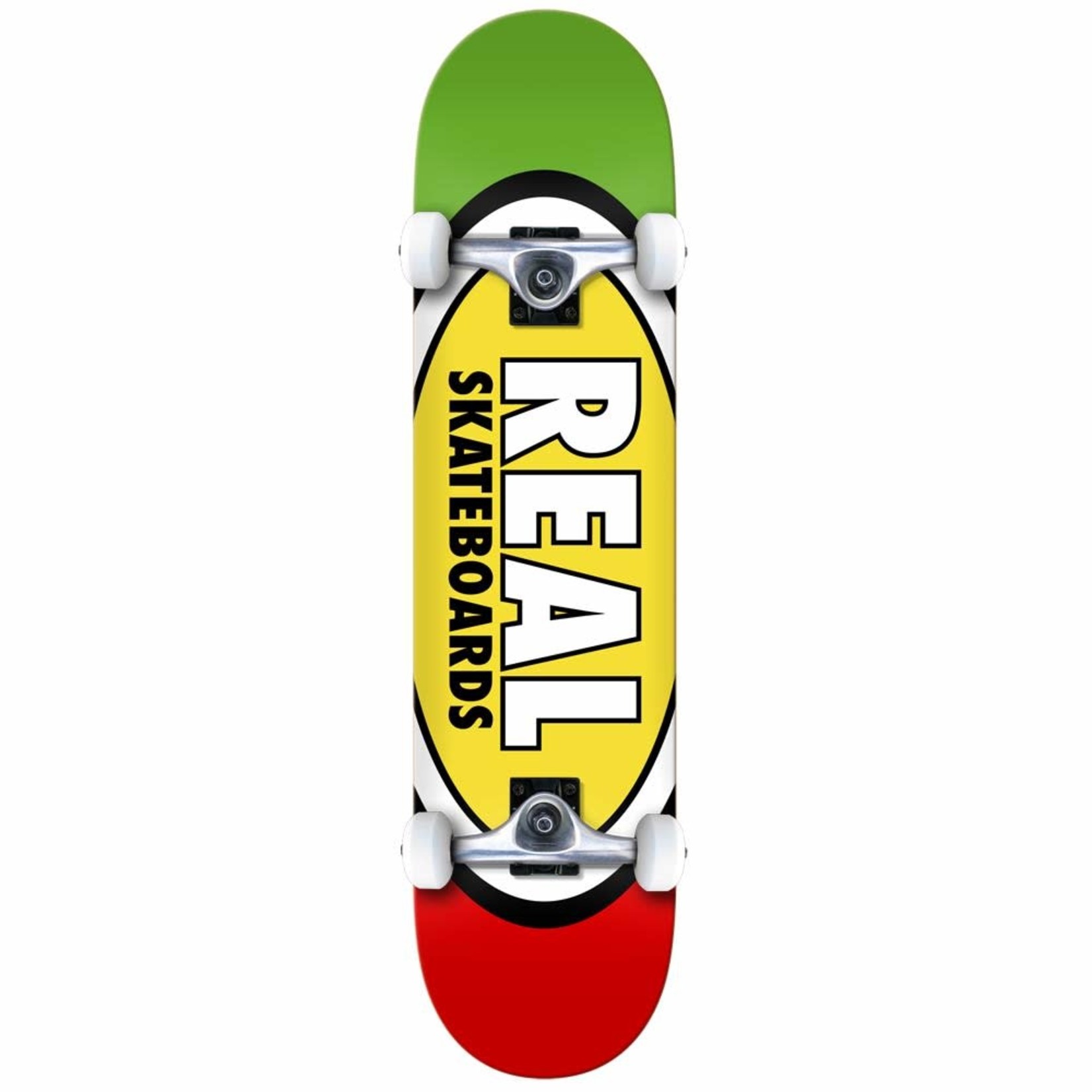 Real Skateboards Real Skateboards Team Edition Oval Red/Yellow/Green Complete (8.25")