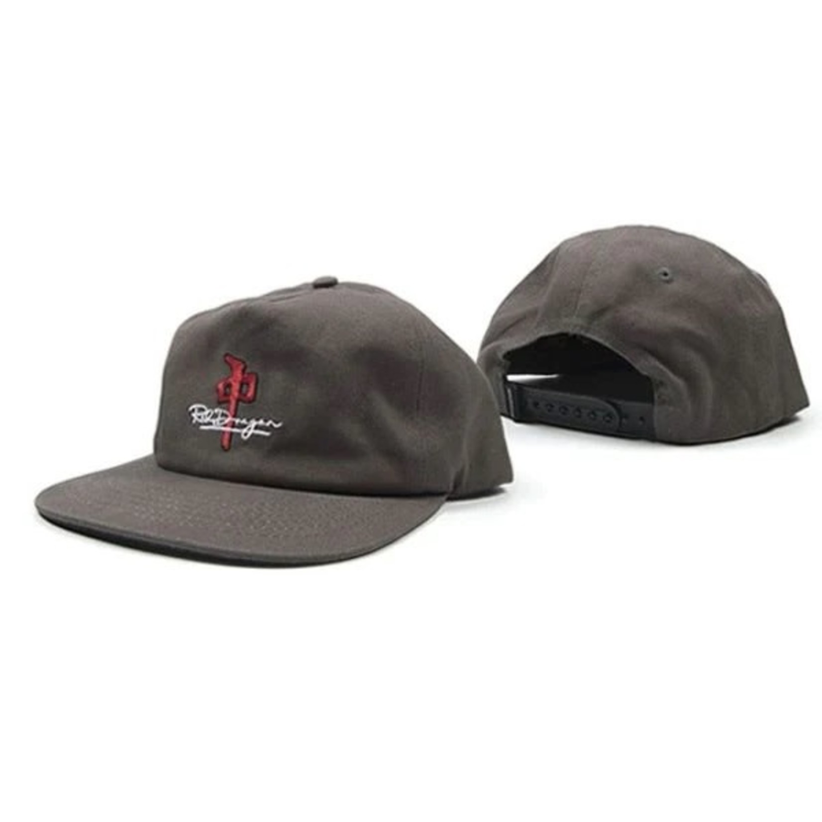 Red Dragon Skateboards RDS Unstructured Signature Grey Snapback