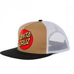 Santa Cruz Santa Cruz Classic Dot Logo Brown Trucker Hat