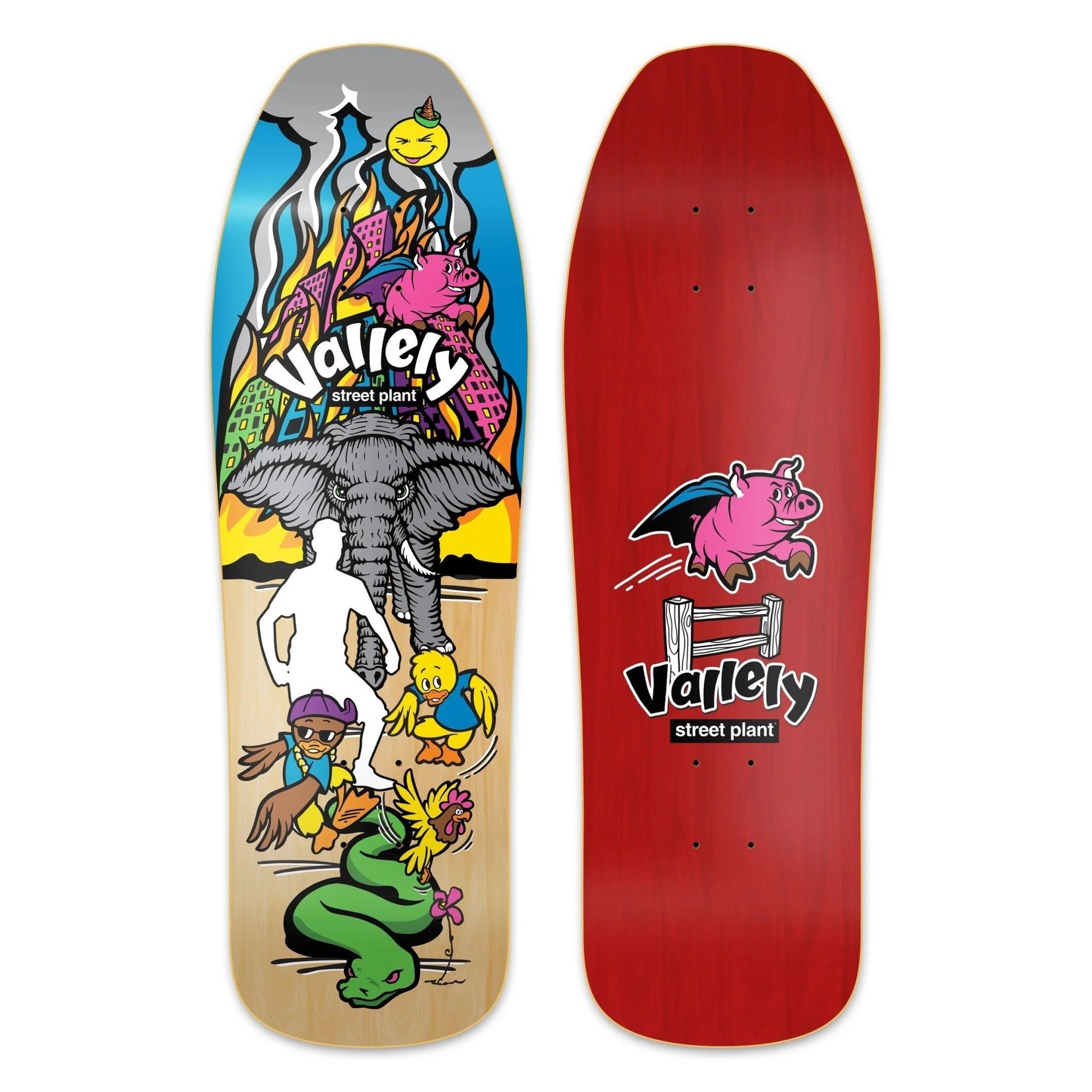 Street Plant SIGNED Street Plant Vallely Super Friends Snake Deck (9.875")