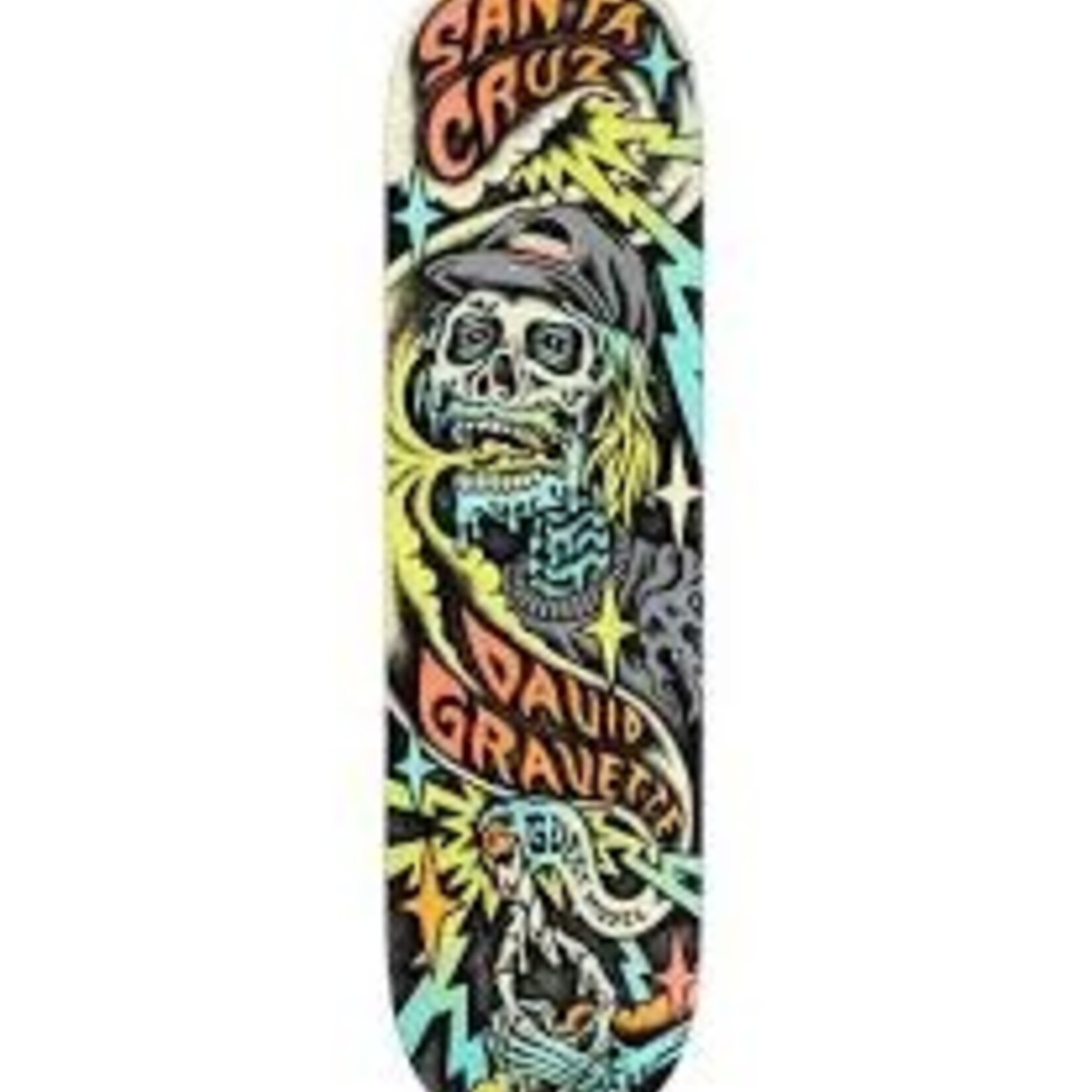 Santa Cruz Gravette Hippie Skull 8.3"