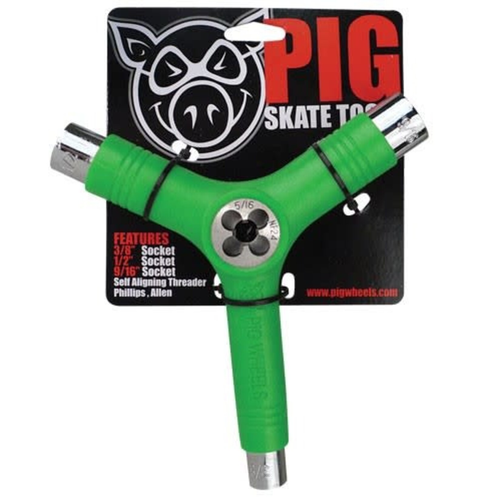 Pig Wheels Pig Skate Tool - Green