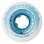 Ricta Wheels - 53mm Chrome Core White Teal 99a