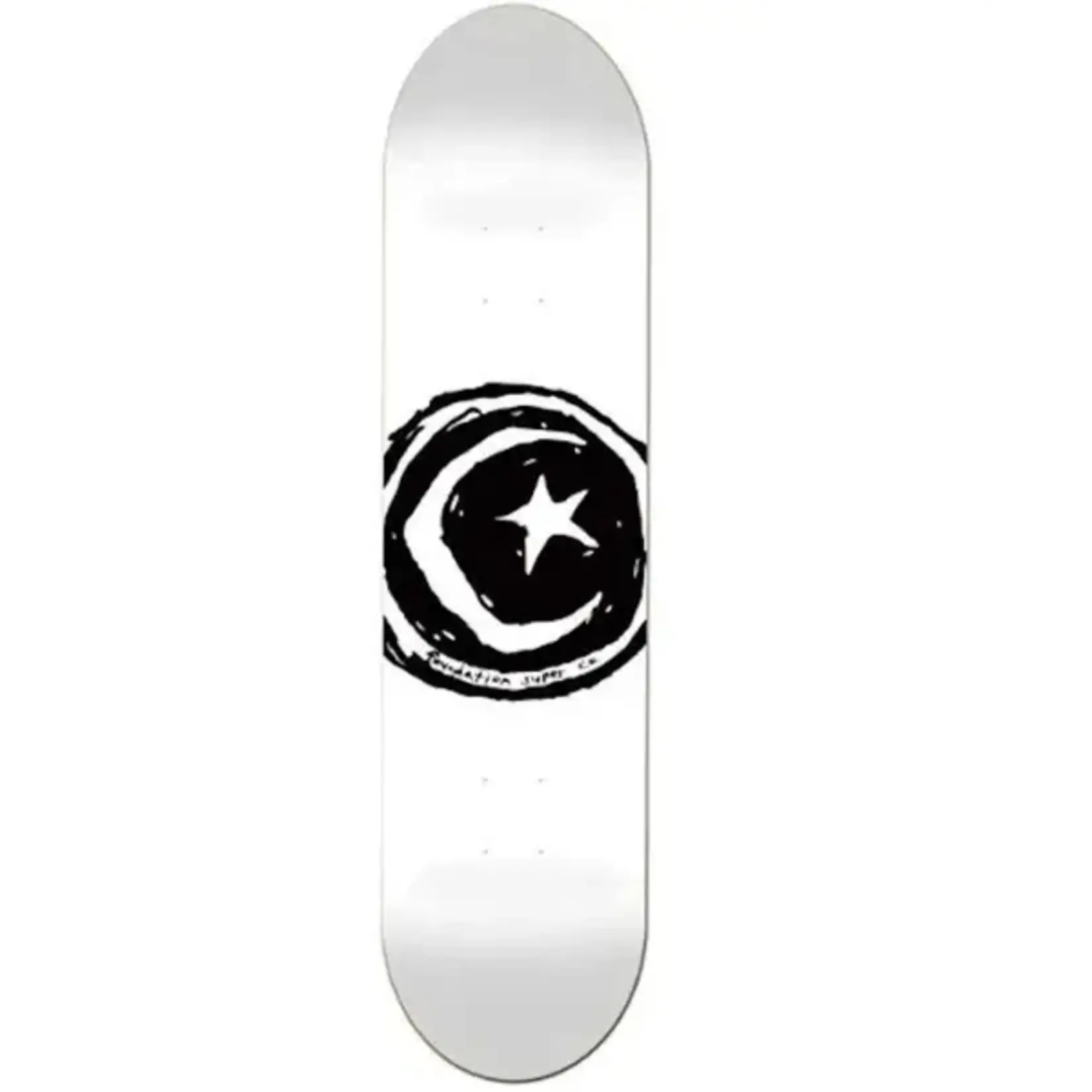Foundation - Star And Moon 8.25" Deck (White)