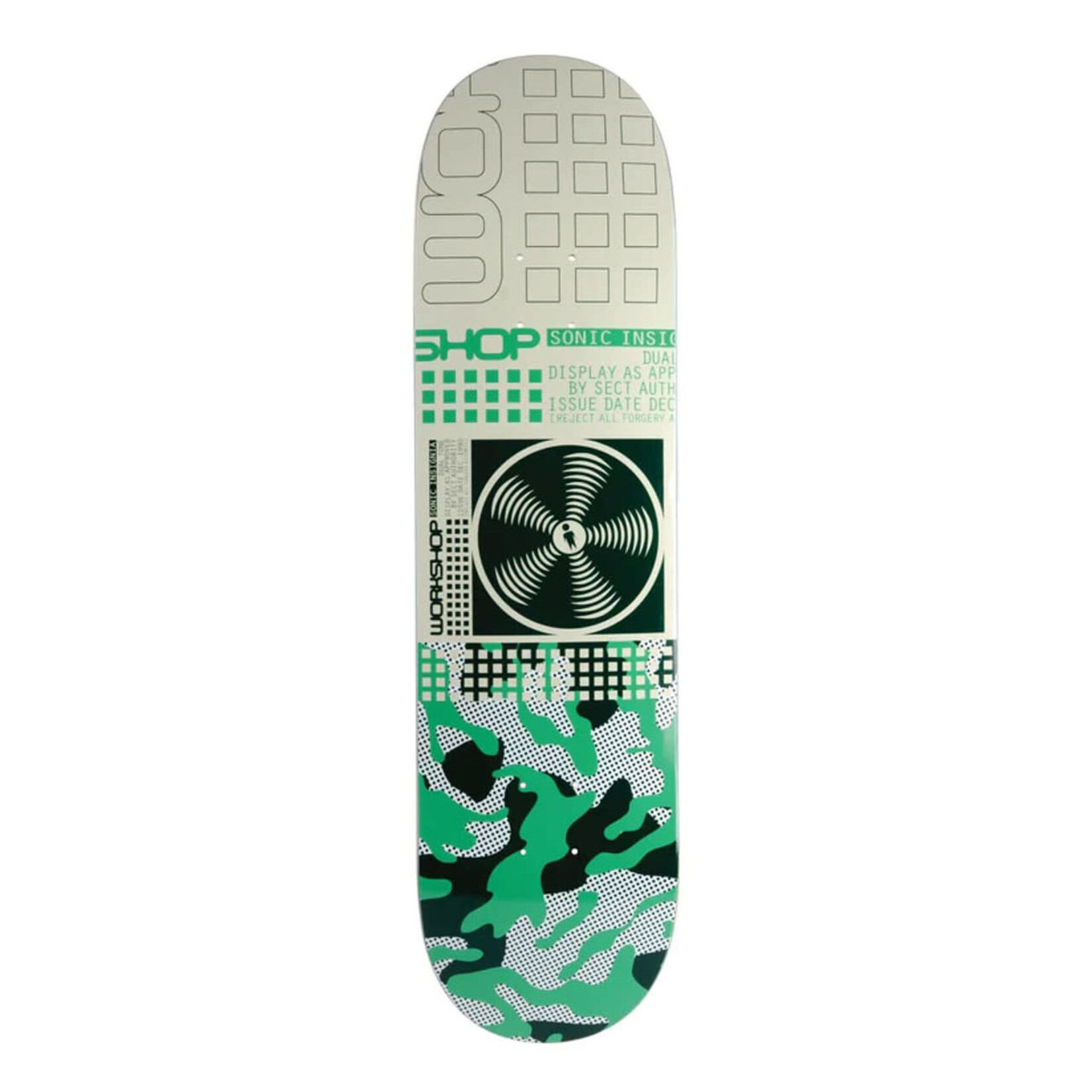 Alien Workshop Alien Workshop - Sonic Insignia Green 8.375" Deck