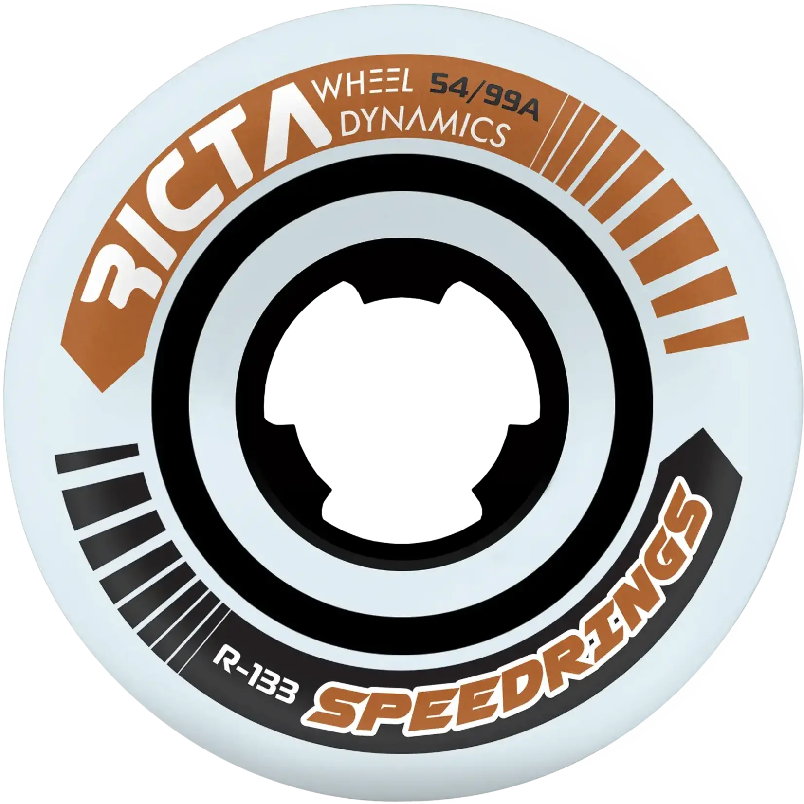 Ricta Speedrings Wide 54mm 99a Black/Orange