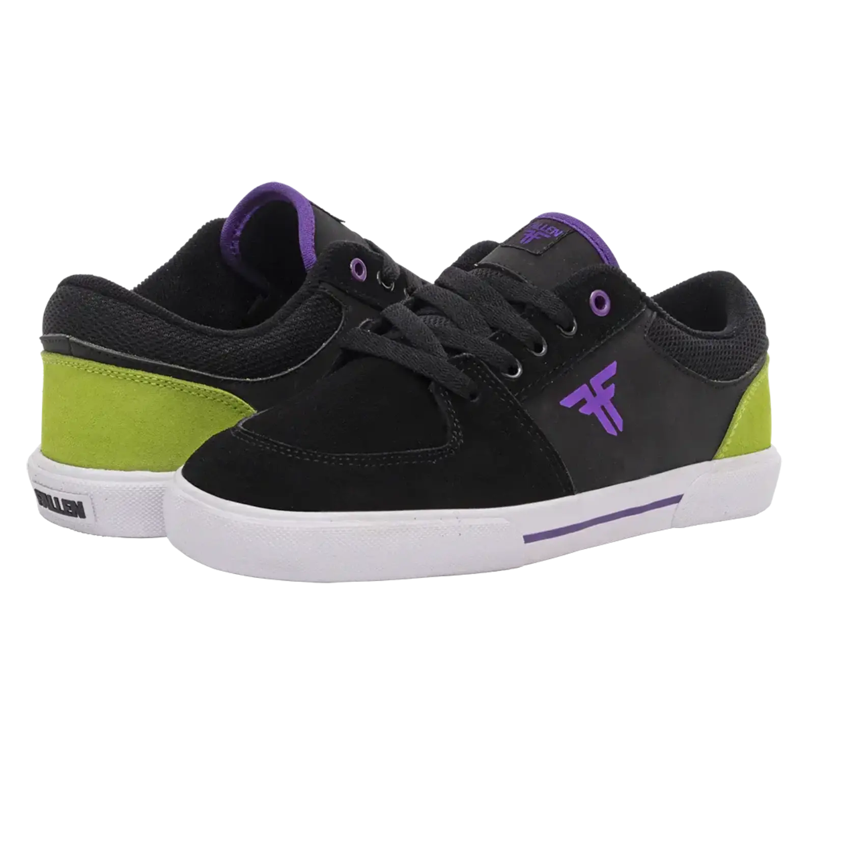 Fallen Fallen Shoes - Kids Patriot Black/Purple/Green Size 5
