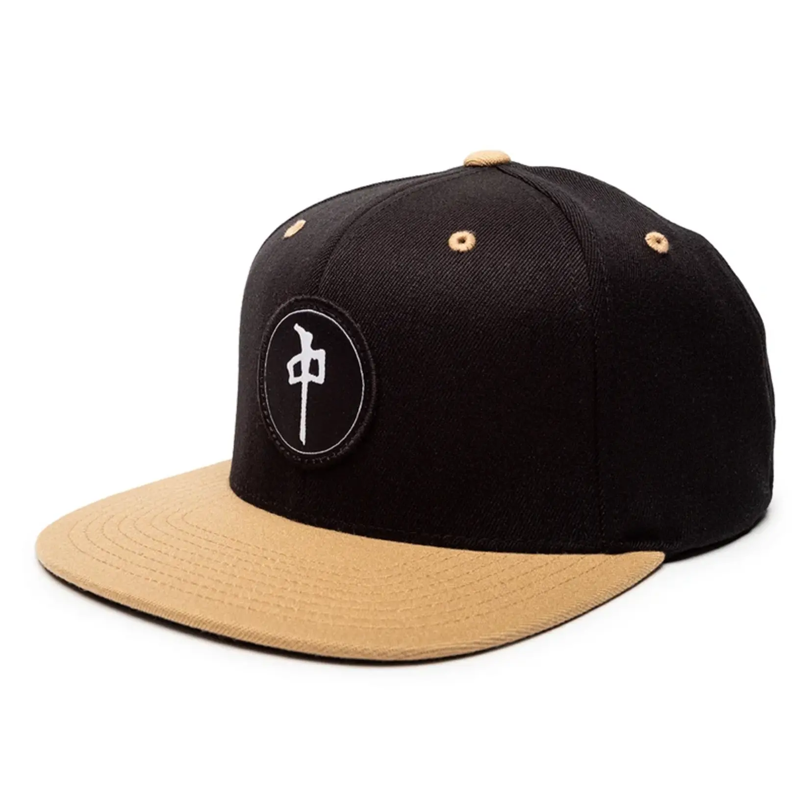 Red Dragon Skateboards RDS Snapback Chung Patch Black/Khaki Hat