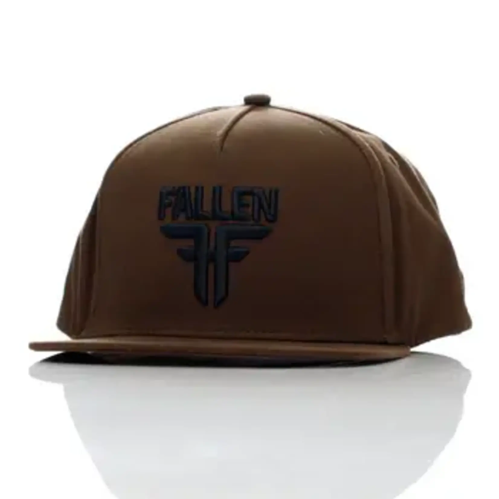Grizzly Fallen Insignia Flat Hat Brown/Black