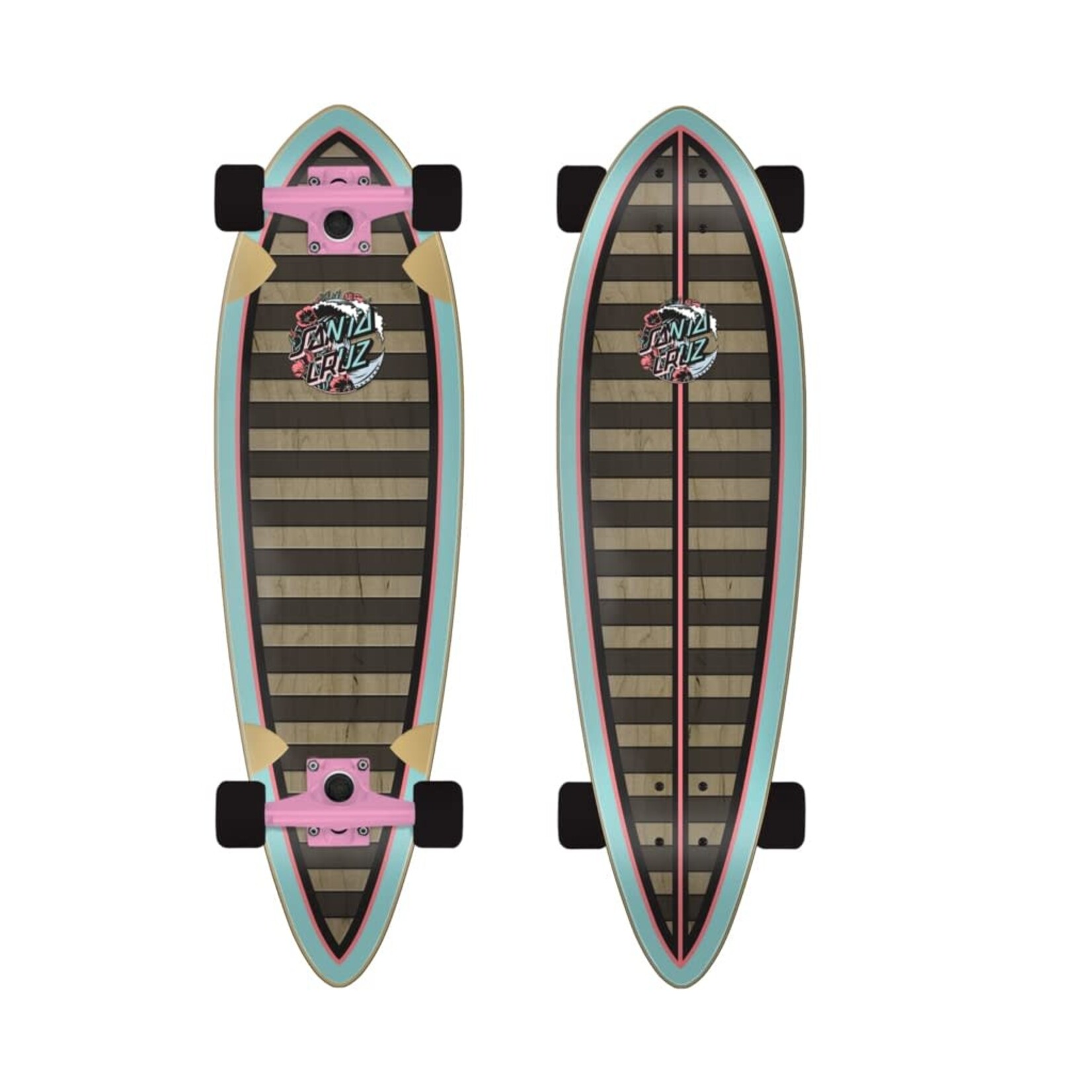 Santa Cruz Santa Cruz Pintail Wave Dot Splice Complete Longboard