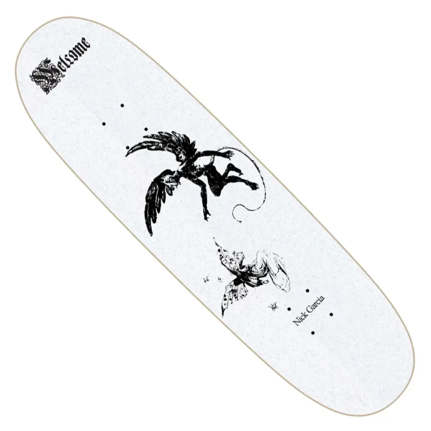 Welcome Welcome Nick Garcia Paradox 8.8" Deck White Glitter