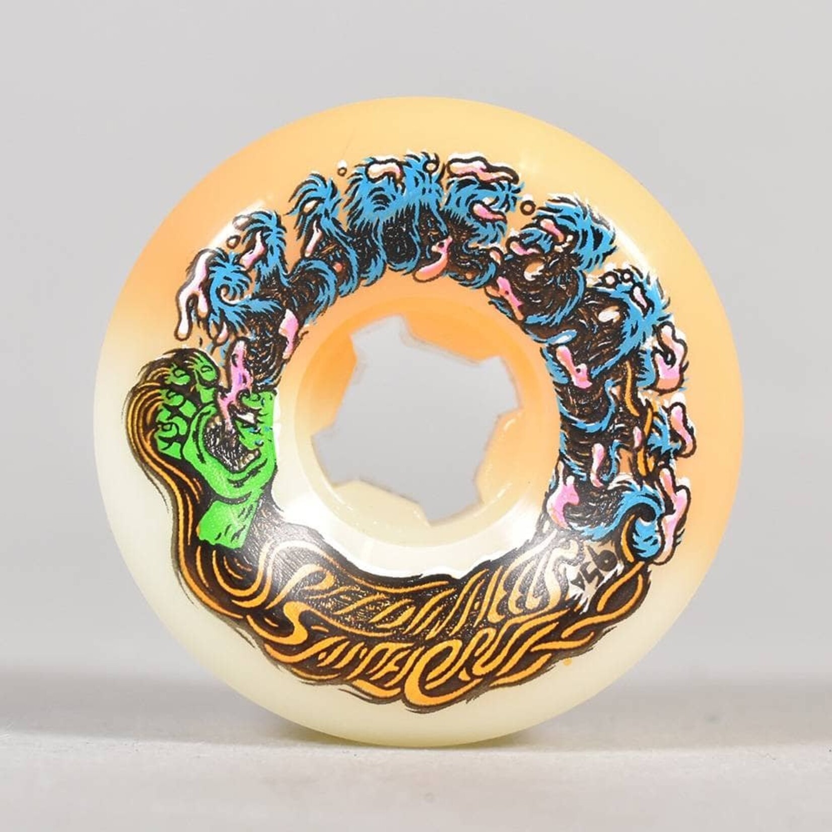 Slime Balls Wheels Hair Balls 50-50 White Orange 95a 56mm