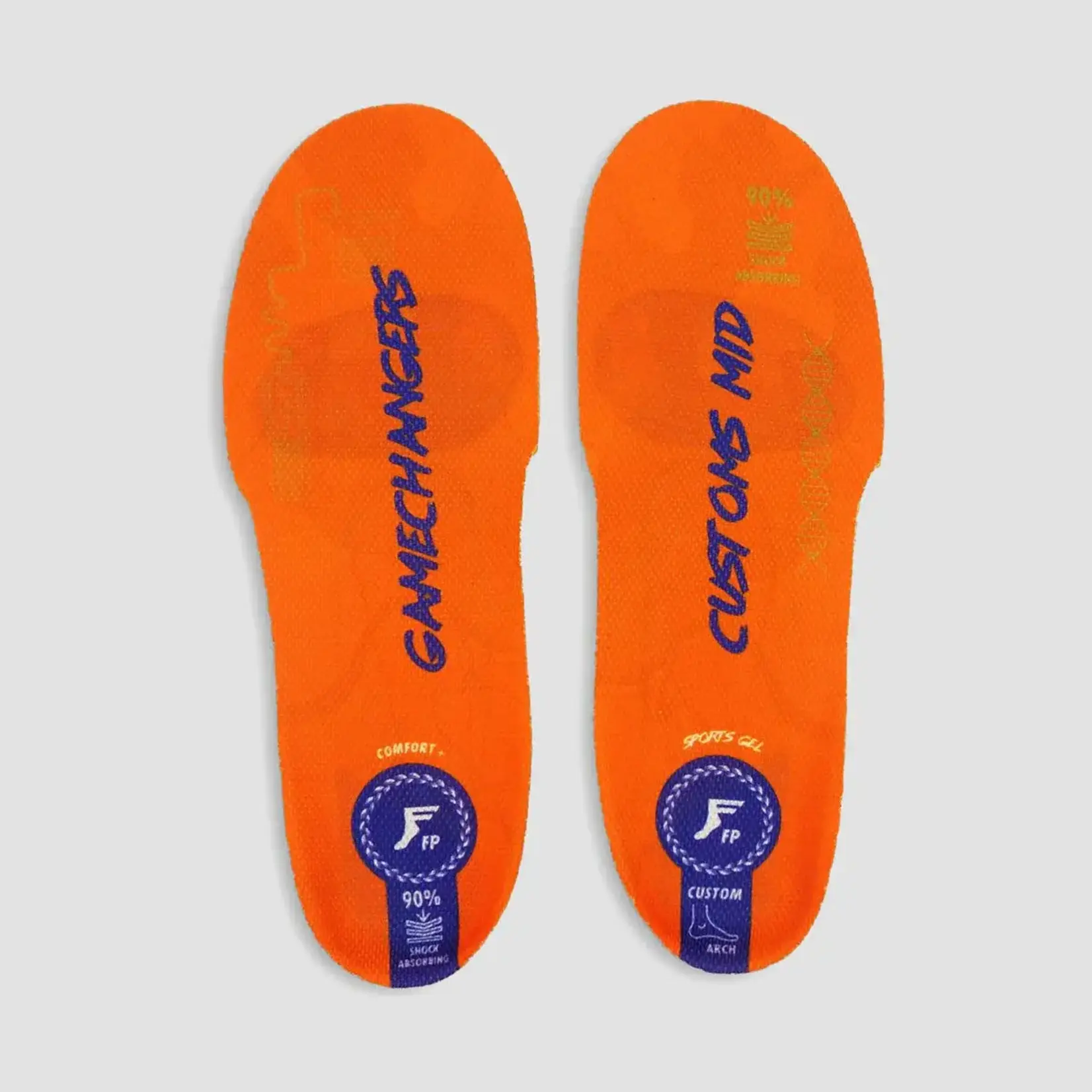 FP Insoles Gamechangers Sport Insoles Mid Orange 10/10.5