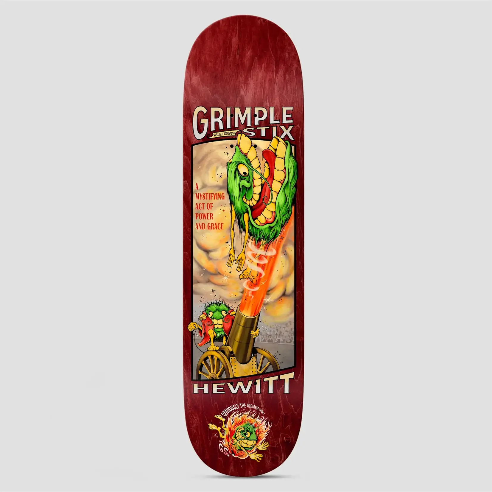 Anti Hero Anti-Hero Grimple Stix Hewitt Grimple Obvious Greats Deck 8.38"