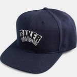 Baker Baker Skateboards Arch Logo Navy Blue Snapback Hat