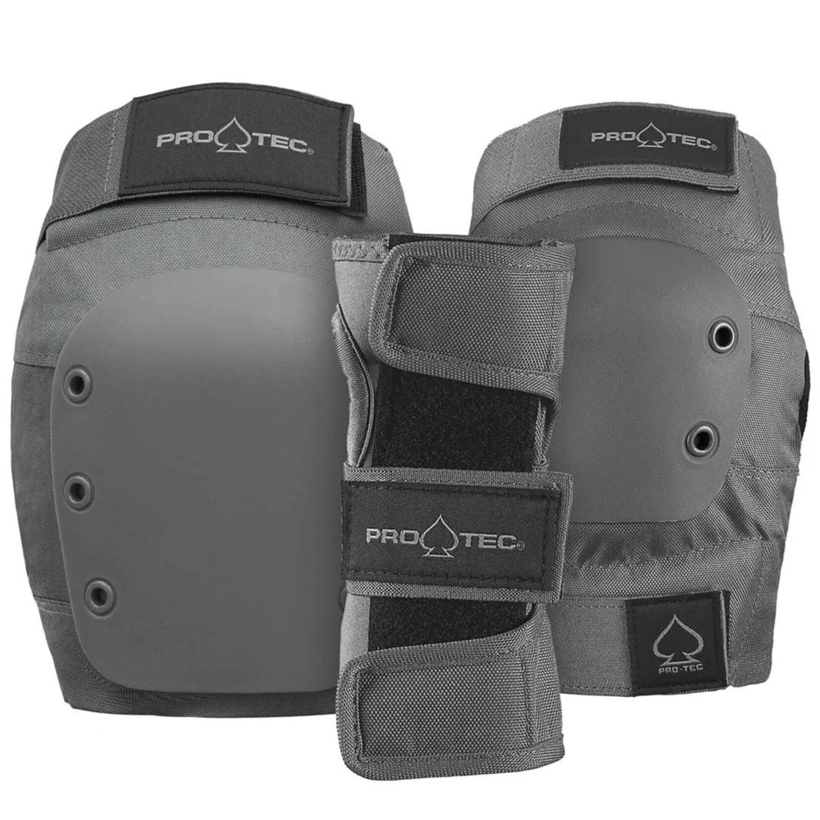 Pro-Tec Pro-Tec Street Adult 3-Pack Pad Set Large Grey