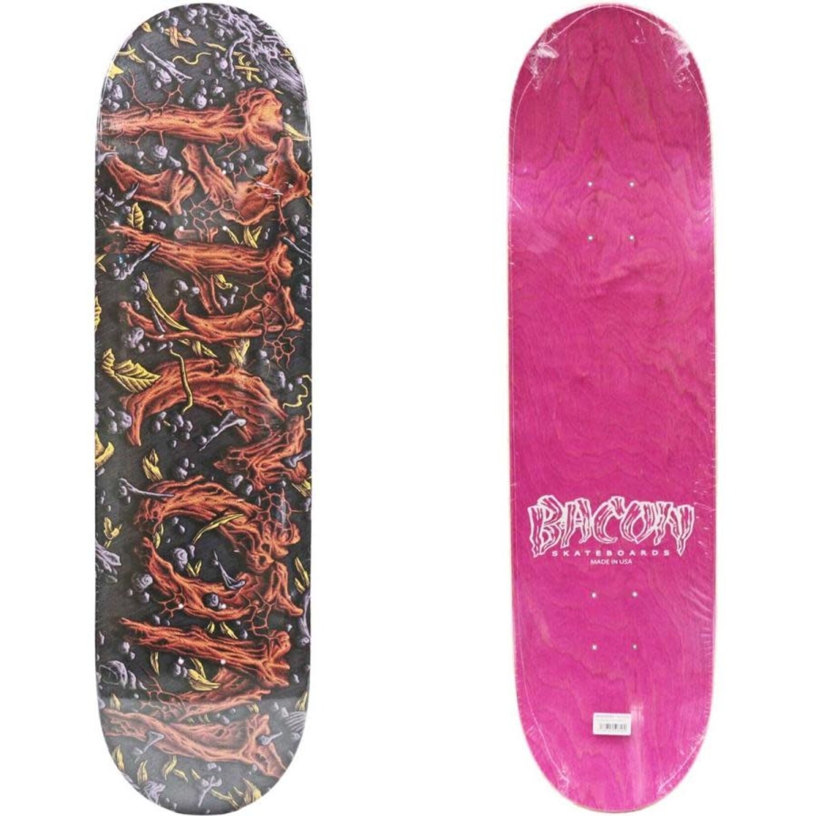 Bacon Skateboards Metal Logo Deck 8.25"
