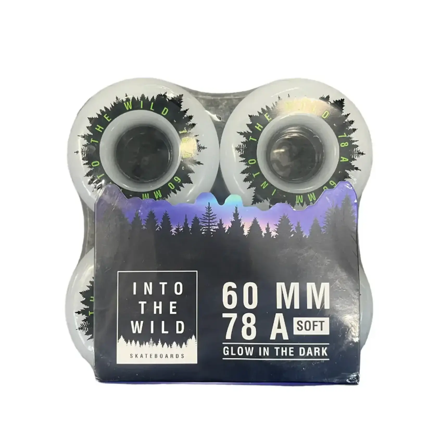 Into The Wild Glow in The Dark 60mm 78a Wheels