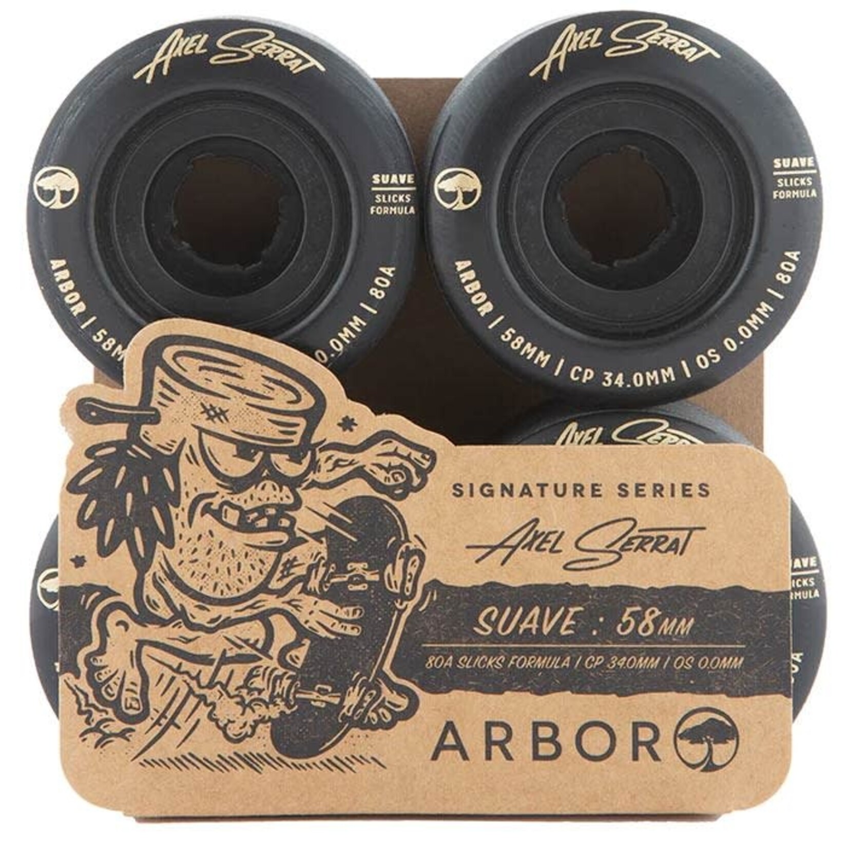 Arbor Arbor Wheels Suave Axel Serrat 80a 58mm