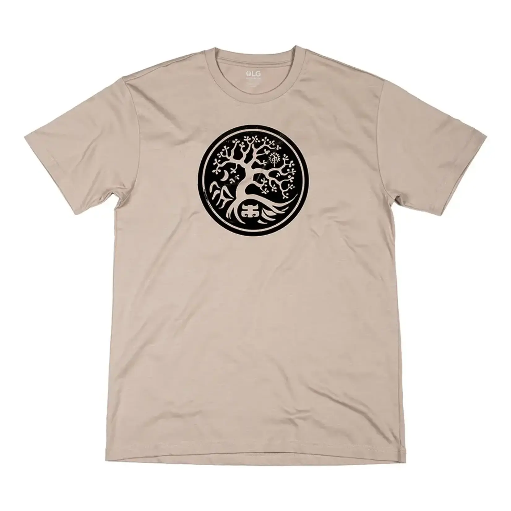 Red Dragon Skateboards RDS x IPath Heavy Duty T-Shirt Large Sand