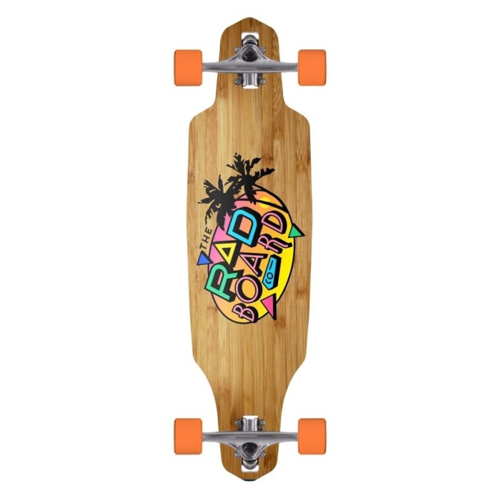 Rad Bamboo Cabin Drop Through Longboard Complete
